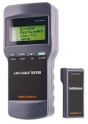 NIKOMAX Kábel teszter (LCD kijelző, UTP/STP, RJ45) (NMC-TED300)