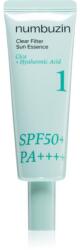 numbuzin No. 1 Clear Filter Sun Essence világosító esszencia nyugtató hatással SPF 50+ 50 ml
