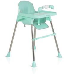 Moni Century etetőszék műanyag játékhíddal menta