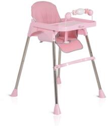 Moni Century etetőszék műanyag játékhíddal pink