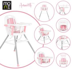 Moni Amaretti 3in1 szétszedhető etetőszék pink