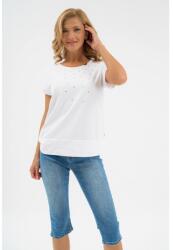 BUDMIL Női farmer capri nadrág push-up v. kék XXL 20590152-001261-0699 (5996408902969)