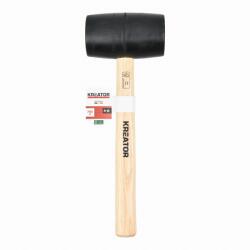 Kreator KRTH90602 Gumikalapács fanyéllel, fekete, 700 g (KRTH90602)