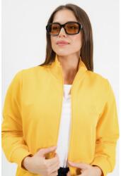 BUDMIL Galléros női szabadidőfelső hímzett mintával M sárga 20220938-003261-0399 (5996408893410)