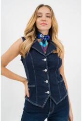 BUDMIL Női farmermellény karcsúsított fazon sötétkék XS 20490011-002261-0199 (5996408902631)