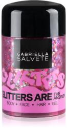 Gabriella Salvete Glitters Are The Answer Arc és test csillám árnyalat Pink 10 ml