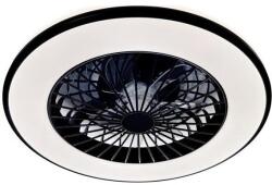Kobi Plafonieră LED dimabilă cu ventilator VENTELUX, 48W/230V, negru + telecomandă (KB0635)