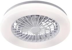 Kobi VENTELUX Plafonieră LED cu dimmer și ventilator, LED/24W/230V, argintie + telecomandă (KB0636)