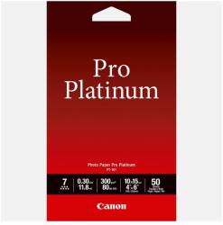 Canon Fotópapír Canon Pro Platinum, fényes, 10x15 cm, 300 gr, 50 lap (CAN-PT-101-A6)