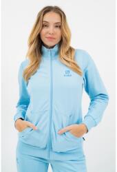 BUDMIL Galléros női szabadidőfelső hímzett minta XL v. kék (5996408893496)