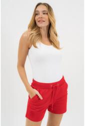 BUDMIL Női short hímzett mintával piros XL 20240081-001261-0599 (5996408894578)