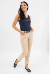 BUDMIL Női vászonnadrág push-up bézs M 20630154-002261-0399 (5996408899979)