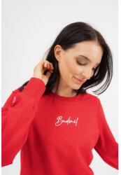 BUDMIL Szabadidőfelső női hímzett mintás piros S 20220936-001261-0299 (5996408893069)