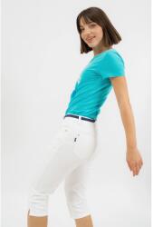 BUDMIL Vászon capri nadrág női push-up fehér M 20590156-001261 (5996408900262)