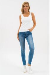 BUDMIL Skinny fit női farmernadrág magasított derékkal v. kék 32 20480126-001261-3200 (5996408901061)
