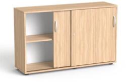 MAYAH Szekrény, 2 rendező magas, tolóajtós, polcos, MAYAH "Freedom SV-12", tölgy (IBXSZ12T)
