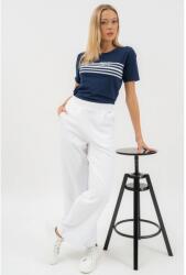 BUDMIL Női bőszárú hosszúnadrág rugalmas fehér XL 20630153-001261-0599 (5996408896688)