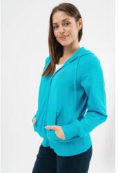 BUDMIL Kapucnis szabadidőfelső női L türkiz 20220940-001261-0499 (5996408893748)