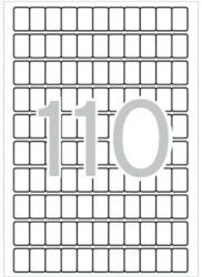 APLI Etikett 12x18 mm - Lekerekített, 1650 db