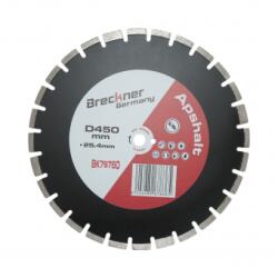 Breckner Disc diamantat segmentat 450x25.4mm, A40 segment 12mm pentru asfalt, beton proaspat Breckner Germany Disc de taiere