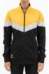 BUDMIL Galléros szabadidőfelső női L fekete-sárga 20220939 (5996408893670)