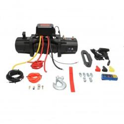 BRECKNER Troliu electric cu telecomanda 12V, 6.1T (13500lbs) 6.5CP, cablu sintetic 9x24m, solenoid 400A Breckner Germany