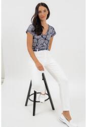 BUDMIL Női vászonnadrág push-up fehér M 20630154-001261-0399 (5996408899924)