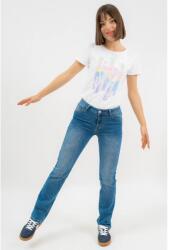 BUDMIL Straight fit női farmernadrág v. kék 32 20480127-001261-3200 (5996408901184)