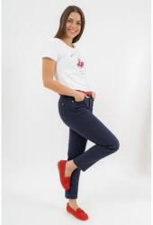 BUDMIL Női vászonnadrág push-up szövött s. kék L 20630154-003261-0499 (5996408900033)