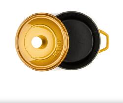 Hosse zománcozott öntöttvas edény 24cm, 3, 1L, sárga (HOS-KIEG-037)