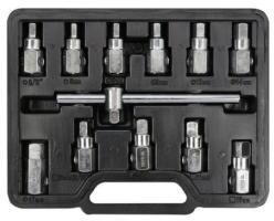 TOYA olajleeresztő kulcs készlet 12db, 3/8" (YAT-0600) (YAT-0600)
