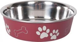 Flamingo Bella Kena Fémtál Kutyáknak - Piros 800 ml