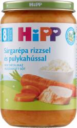  HiPP BIO sárgarépa rizzsel+ pulykahússal 8. hó 220g