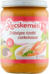  Kecskeméti zöldséges rizottó csirkehússal 190g