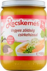  Kecskeméti vegyes zöldség csirkehússal 190g
