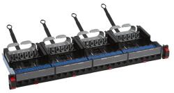 Legrand patch panel 19 1U 24xRJ45 Cat6árnyékolatlan (UTP) 6xRJ45 kazettás/LCS3gyorscsatlakozós portok egyenes 250MHz 1 033760 (033760)