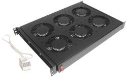 Conteg Ventilátor panel 6 ventilátorral 19" DP-VEN-06 (DP-VEN-06)