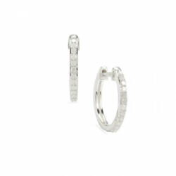  Ezüst Fülbevaló Brazil Ametiszttel, XMP349