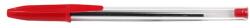  Golyóstoll eldobható kupakos 0, 7mm piros