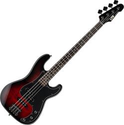 ESP SURVEYOR-204DX Red Burst Електрическа бас китара