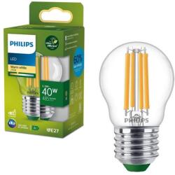 Philips LED izzó ULTRAEFFICIENT VINTAGE Philips P45 E27/2, 3W/230V 2700K 8720169188198 (P7236)