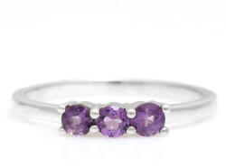  Ezüst Gyűrű Brazil Ametiszttel, XMP344/54