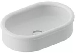 the.artceram Brera mosdótál 60x40 cm félkör alakú mosdótálak fehér fényes BRL00301; 00 (BRL0030100)