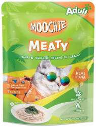  Moochie MOOCHIE Tonhal és Wakame mártásban 70 g nedves macskaeledel (Tonhal és wakame tengeri moszat mártásban)