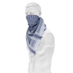 Mil-Tec Eșarfă de protecție tip Arafat Mil-Tec - White/Blue