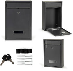 Homelux Postaláda horgyanyzott acélból antracit (HPB006) - leziter