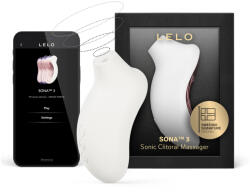 LELO Sona 3 - stimulator clitoridian cu unde sonore - alb (7350075029592) Vibrator