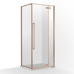 Wellis Zuhanykabin, Wellis Mika zuhanykabin, szálcsiszolt rozéarany 90x90 WC00569 - zuhanykabin