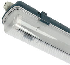  FIXTURE T8 por-, és páramentes armatúra 1 db 120 cm-es LED fénycsőhöz, fekete (LS-FXT120-1)