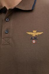 Aeronautica Militare тениска с яка мъжка от памук (PO1308UP00082) - answear - 91,90 лв